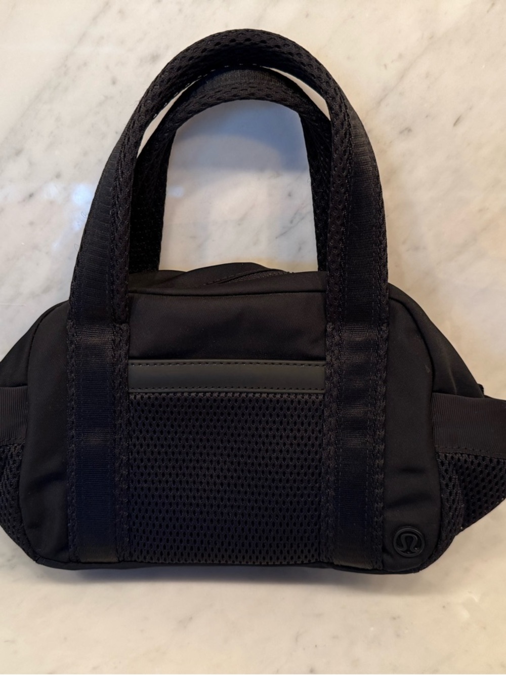 Lululemon Athletic Black Bag for running around, gym